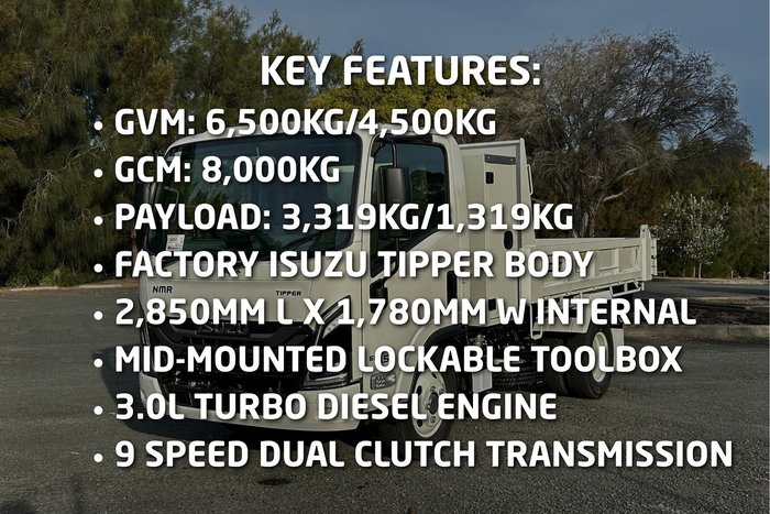 2026 Isuzu N Series NMR 65/45-150 DT D28 Tipper