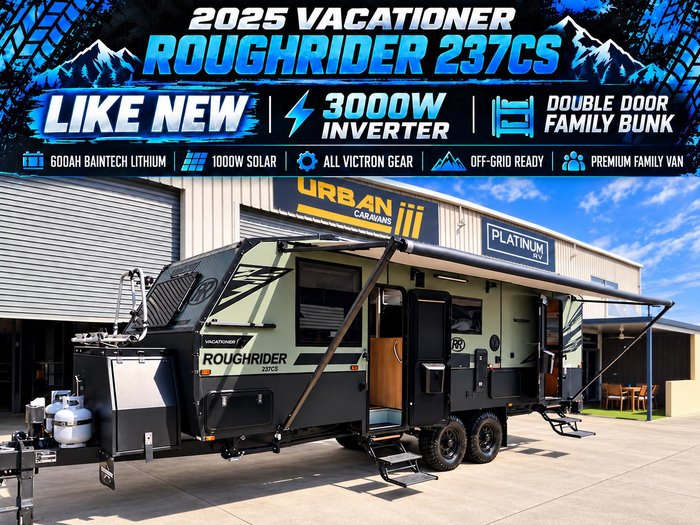 2025 Vacationer Caravans Roughrider 237Cs
