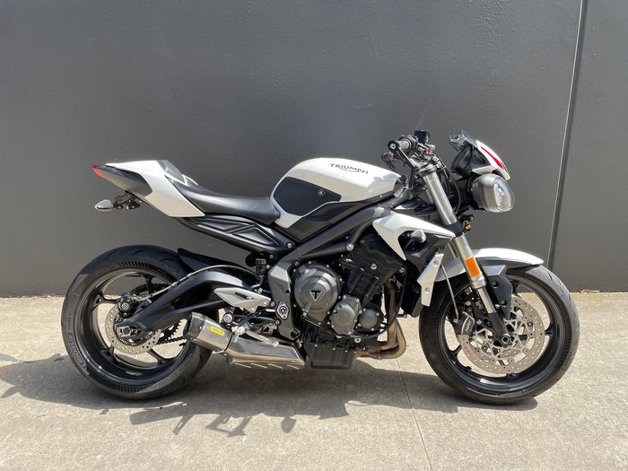 2020 Triumph Street Triple S 660 LAMS Street Triple White