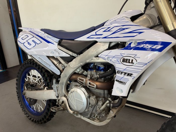 2022 Yamaha YZ450F White