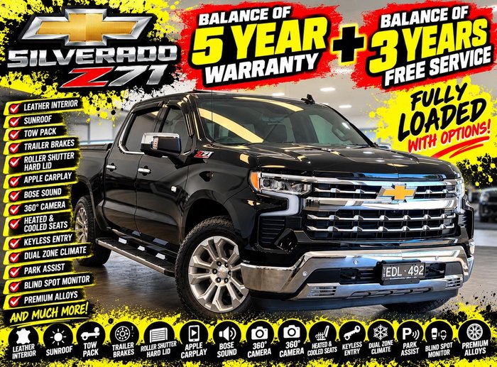 2025 Chevrolet Silverado 1500 LTZ Premium W/Tech Pack T1 MY25 4X4
