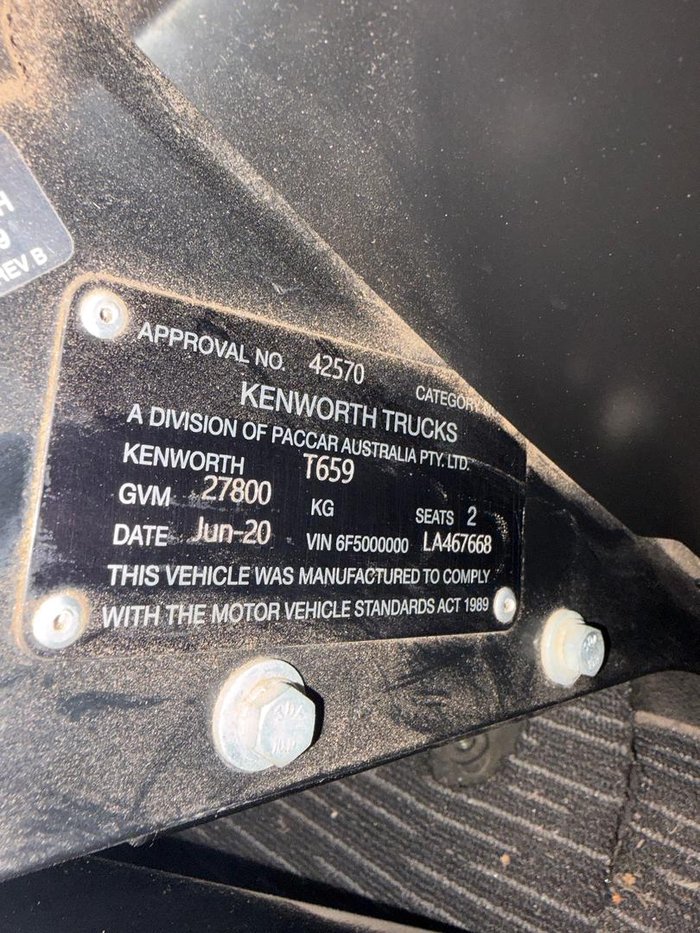 2020 Kenworth T659