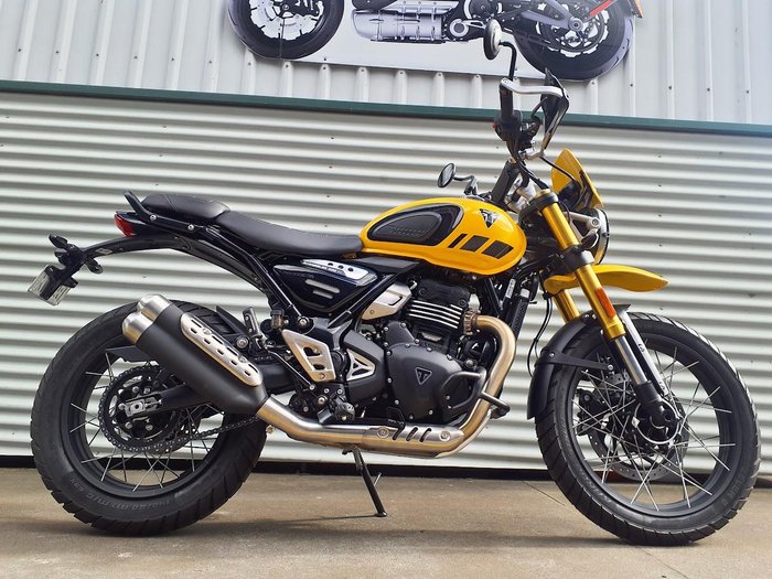 2026 Triumph Scrambler 400 XC Scrambler Yellow