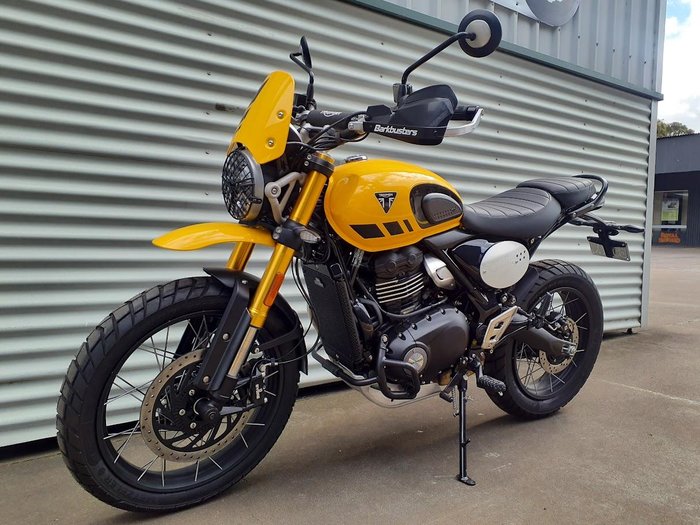 2026 Triumph Scrambler 400 XC Scrambler Yellow