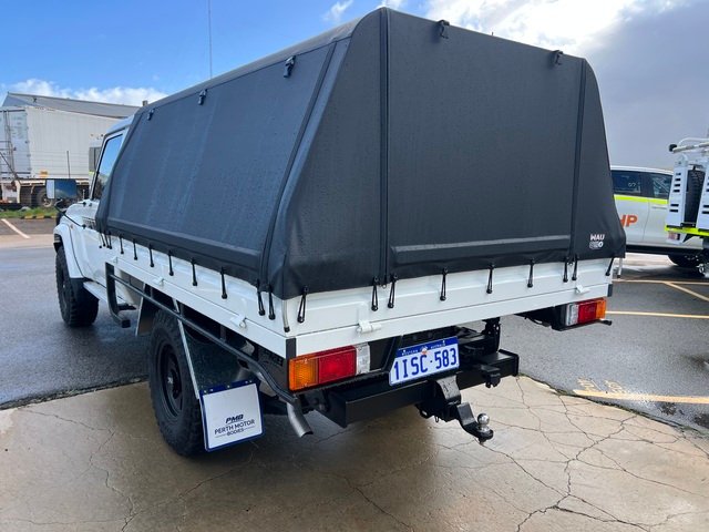 2022 Toyota Landcruiser Military LC70 T/D Single Cab Chassis GXL French Vanilla