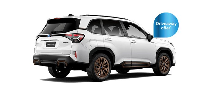 2025 Subaru Forester Hybrid Sport S6 MY26 WHITE