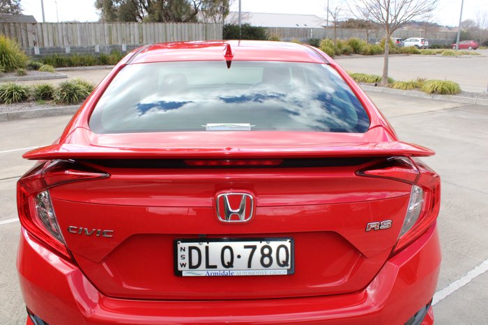 2017 Honda Civic RS 10th Gen MY17 Red