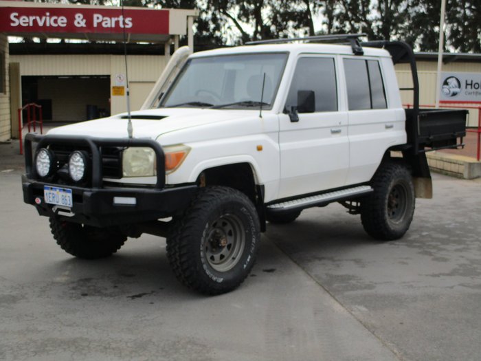 2008 Toyota Landcruiser Workmate VDJ76R White