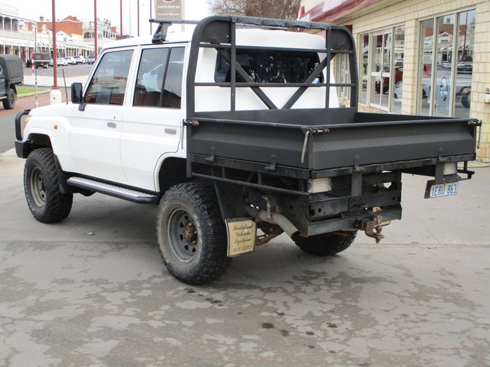 2008 Toyota Landcruiser Workmate VDJ76R White
