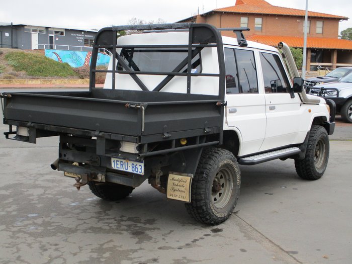 2008 Toyota Landcruiser Workmate VDJ76R White