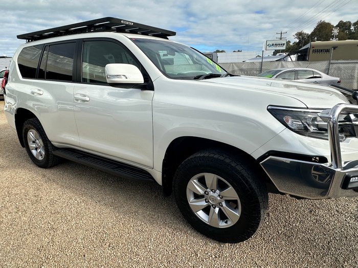 2021 Toyota Landcruiser Prado GXL GDJ150R 4X4 Dual Range White