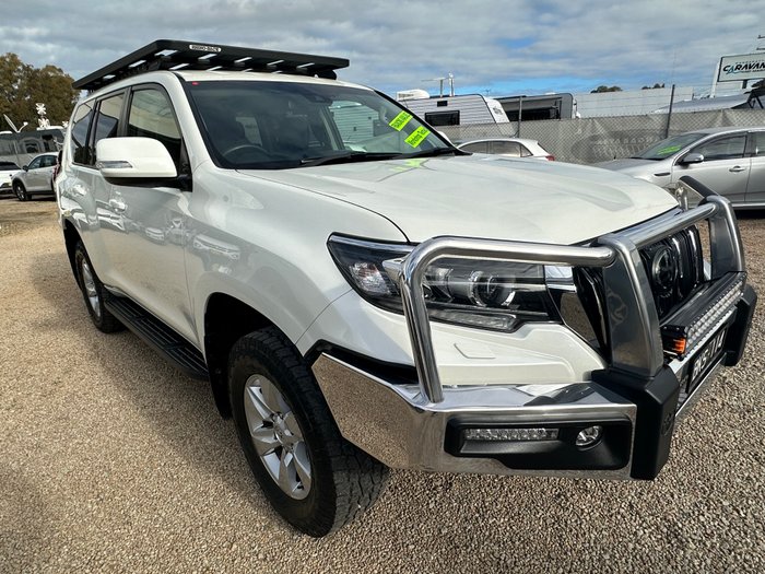 2021 Toyota Landcruiser Prado GXL GDJ150R 4X4 Dual Range White