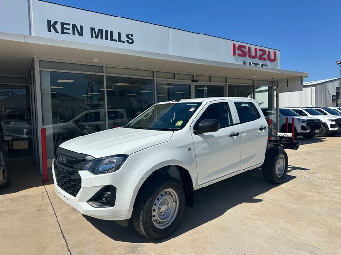 2025 Isuzu D-MAX MY25.5 Isuzu D-Max 4X4 Crew Cab Chassis SX 3.0L Automatic (TOR5016D) inc Heavy Duty Alloy Tray