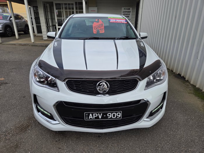 2017 Holden Commodore SV6 VF Series II MY17 WHITE