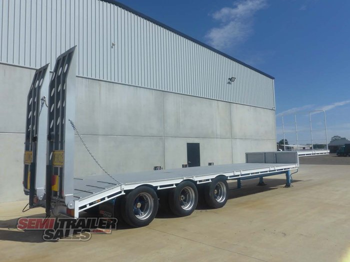 2007 Brimarco Semi Drop Deck with Ramps - RENTAL