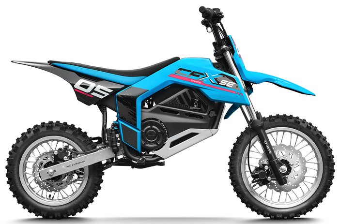 2026 CFMOTO CFX-5E Youth Dirt Bike Zephyr Blue
