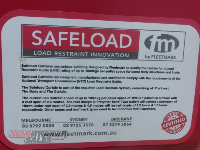 2006 Maxitrans Bogie Curtainsider STAT WRITE OFF