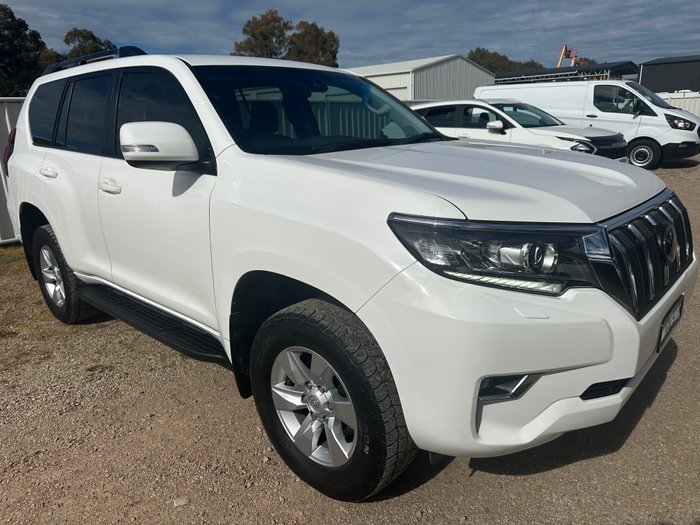 2018 Toyota Landcruiser Prado GXL GDJ150R 4X4 Dual Range White