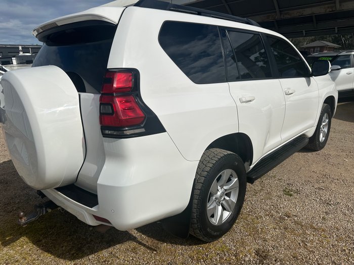 2018 Toyota Landcruiser Prado GXL GDJ150R 4X4 Dual Range White
