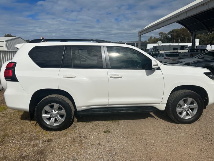 2018 Toyota Landcruiser Prado GXL GDJ150R 4X4 Dual Range White
