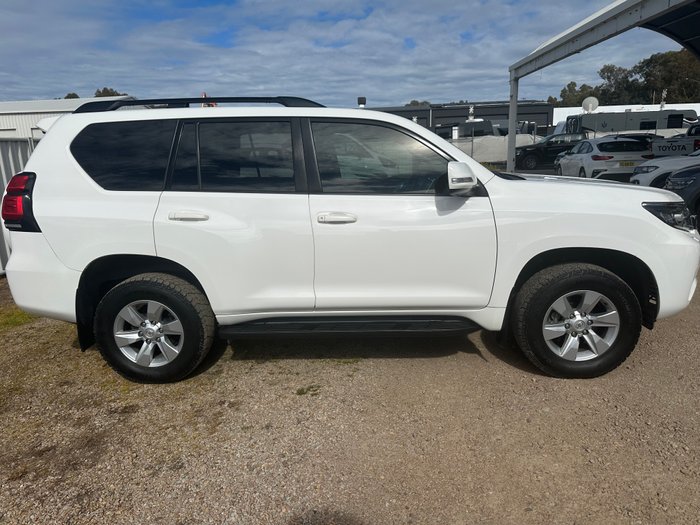 2018 Toyota Landcruiser Prado GXL GDJ150R 4X4 Dual Range White