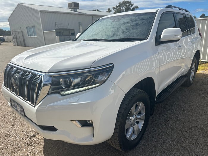 2018 Toyota Landcruiser Prado GXL GDJ150R 4X4 Dual Range White