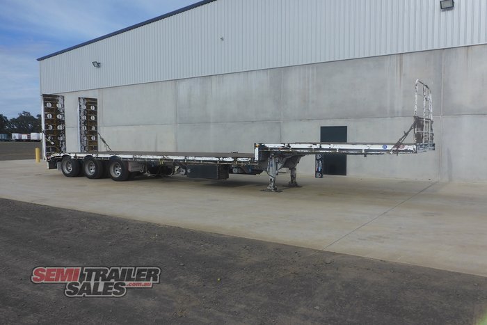 2009 Barker 45FT-70FT Dropdeck Extendable with Ramps