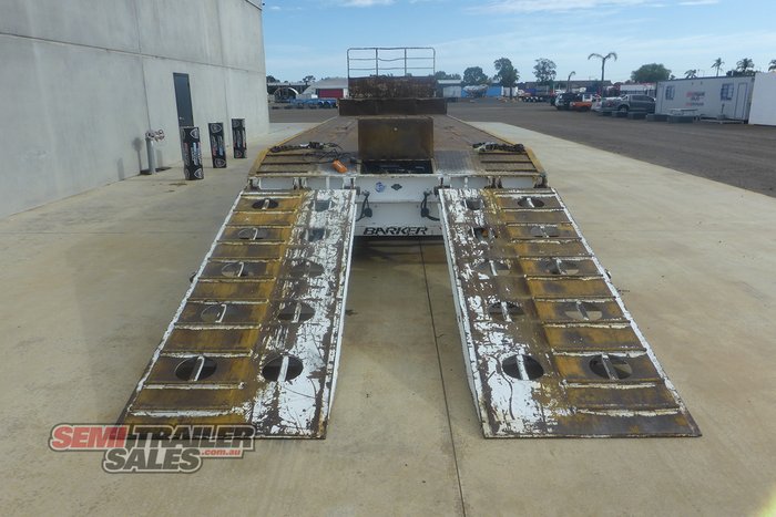 2009 Barker 45FT-70FT Dropdeck Extendable with Ramps