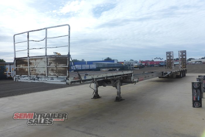 2009 Barker 45FT-70FT Dropdeck Extendable with Ramps