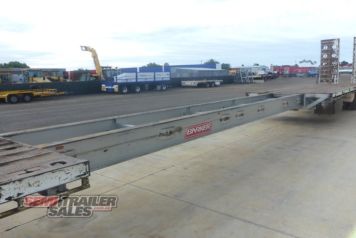 2009 Barker 45FT-70FT Dropdeck Extendable with Ramps