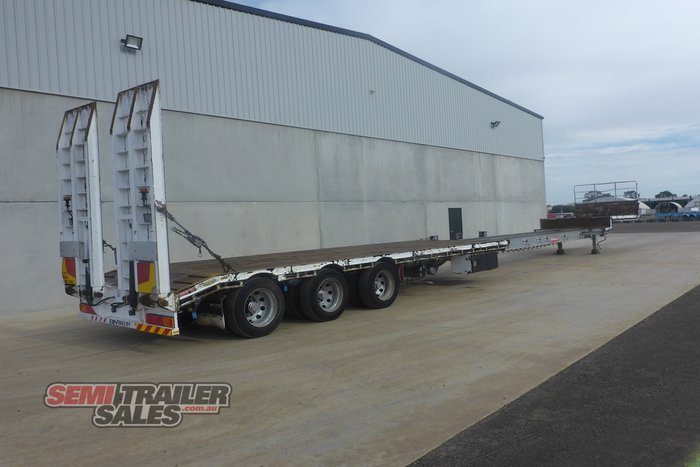 2009 Barker 45FT-70FT Dropdeck Extendable with Ramps