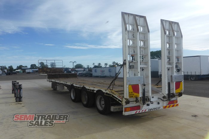 2009 Barker 45FT-70FT Dropdeck Extendable with Ramps