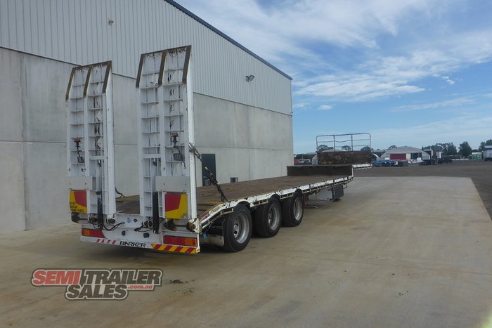2009 Barker 45FT-70FT Dropdeck Extendable with Ramps