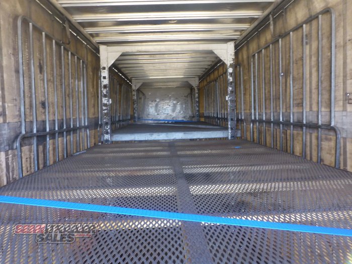 2010 Topstart 22 Pallet Dropdeck Curtainsider with Mezz