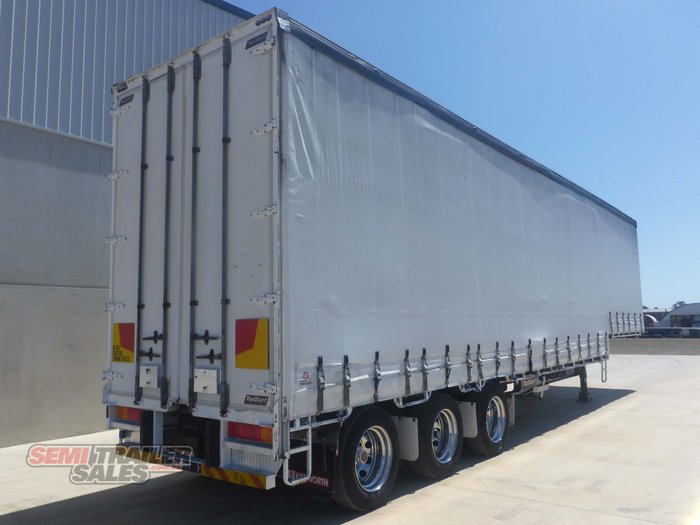2010 Topstart 22 Pallet Dropdeck Curtainsider with Mezz