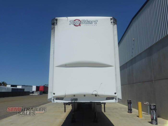 2010 Topstart 22 Pallet Dropdeck Curtainsider with Mezz