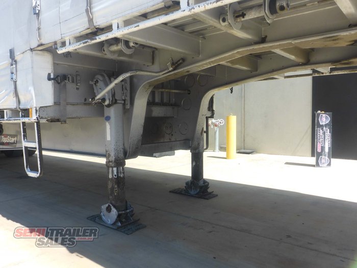 2010 Topstart 22 Pallet Dropdeck Curtainsider with Mezz