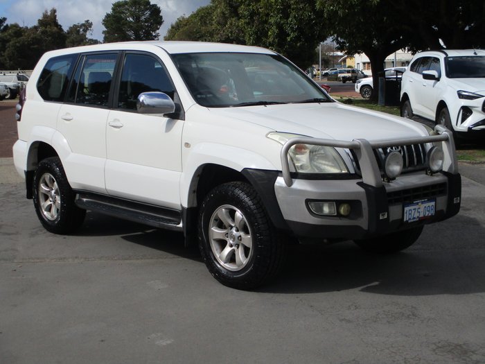 2005 Toyota Landcruiser Prado GX KZJ120R White