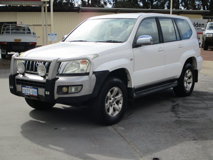 2005 Toyota Landcruiser Prado GX KZJ120R White