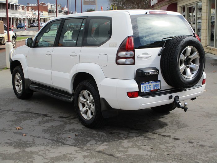 2005 Toyota Landcruiser Prado GX KZJ120R White