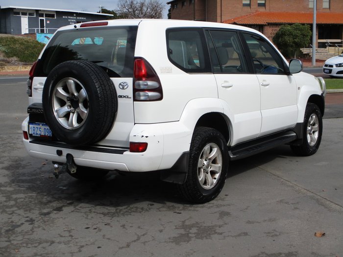 2005 Toyota Landcruiser Prado GX KZJ120R White