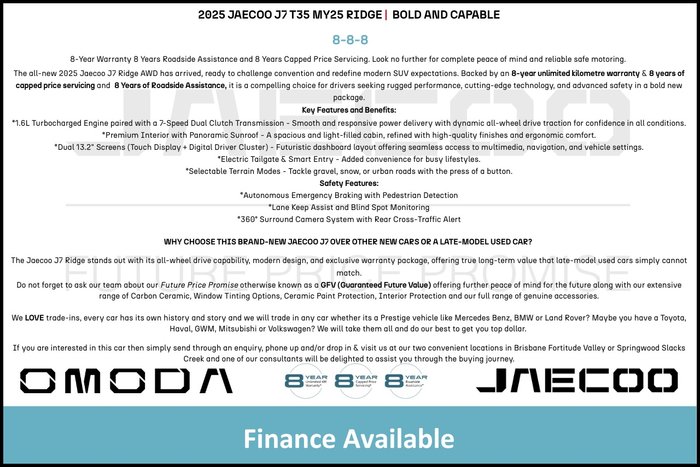 2026 Jaecoo J7 Ridge