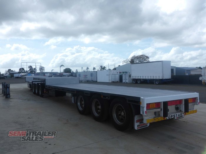 2007 Topstart 34 Pallet Dropdeck B Double Set