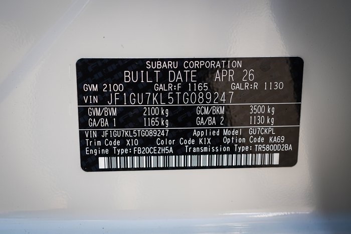 2026 Subaru CROSSTREK