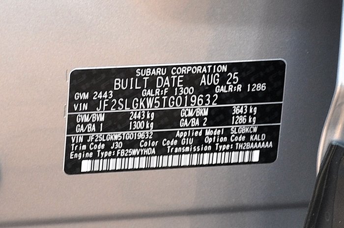 2025 Subaru FORESTER MY26 Subaru Forester Hybrid AWD Wagon CVT (SLGBKCW)