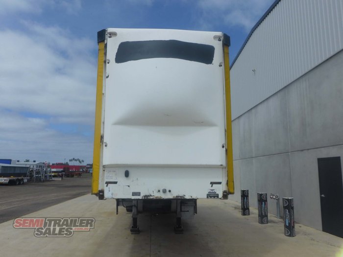 2005 Vawdrey 12 Pallet Dropdeck Curtainsider A Trailer with Mezz