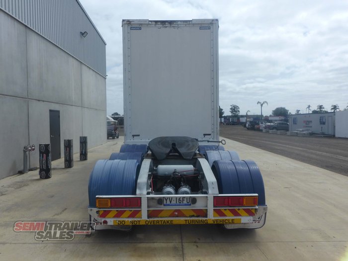 2005 Vawdrey 12 Pallet Dropdeck Curtainsider A Trailer with Mezz