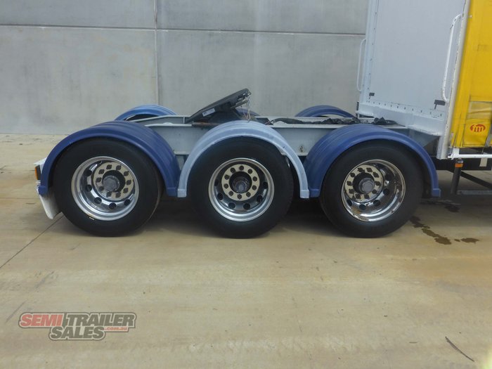 2005 Vawdrey 12 Pallet Dropdeck Curtainsider A Trailer with Mezz