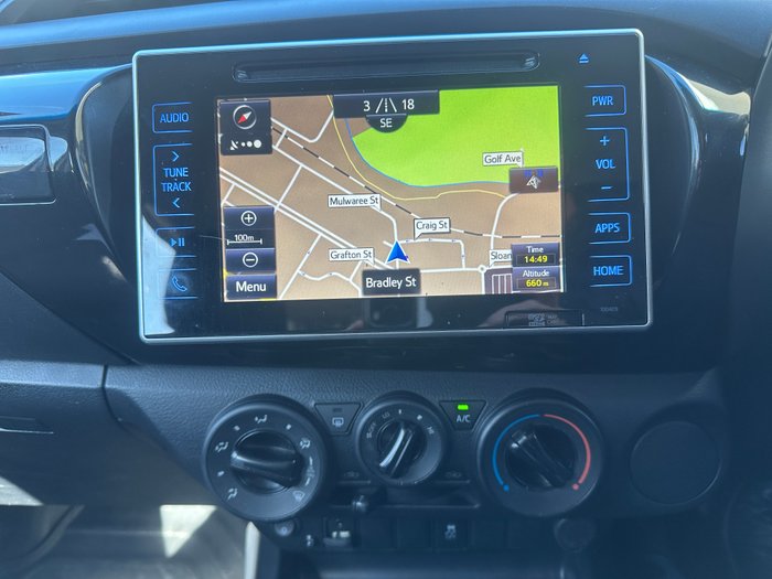 2019 TOYOTA HILUX WORKMATE TGN121R MY19 WHITE