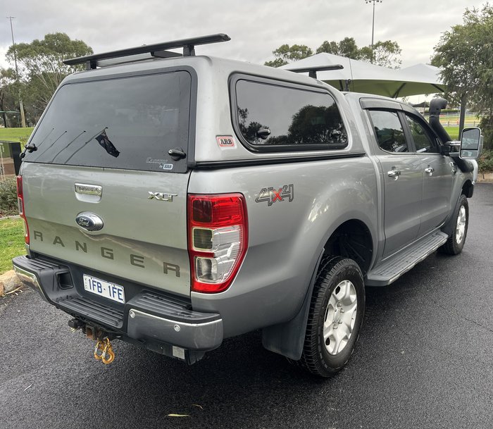 2016 Ford Ranger XLT PX MkII 4X4 Dual Range SILVER
